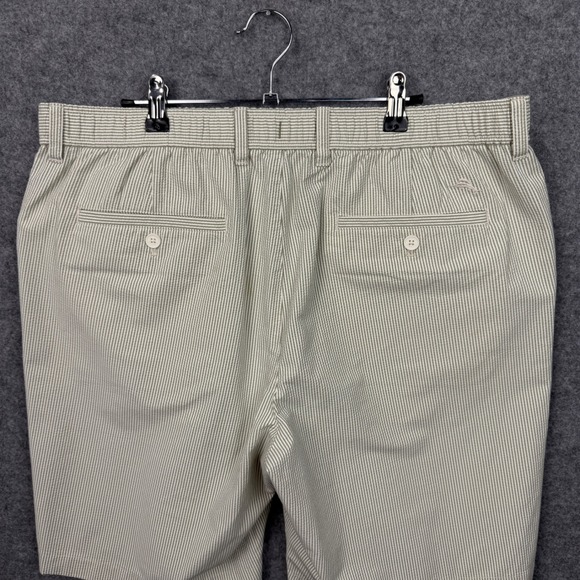 Tommy Bahama Nova Wave Sand Stripe 9 Shorts Mens XL Palm Green ST890044 New - Picture 6 of 13